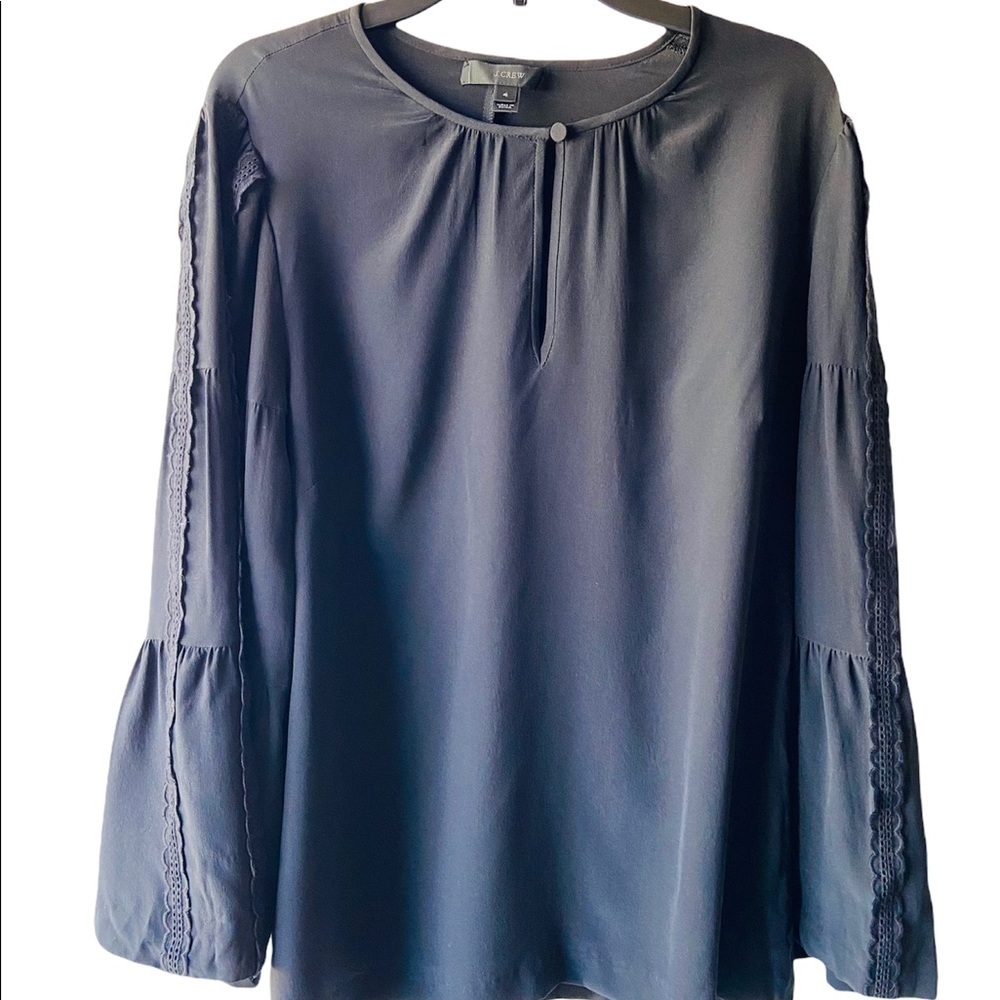 J Crew Womens Blouse Silk Size 4